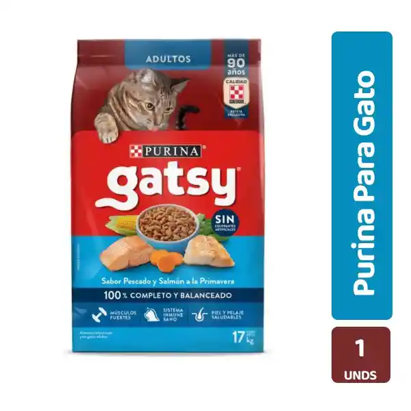 Purina Alimento Para Gato Pescado Salmón