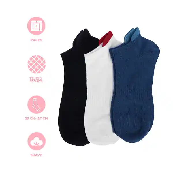 Pack Medias Para Hombre Contraste de Color Miniso