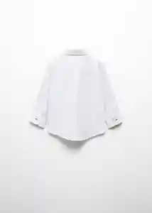 Camisa Oxfordbp Blanco Talla 71 Niños Mango