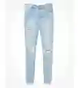 Jean Jegging Azul Talla 6 Regular Mujer American Eagle