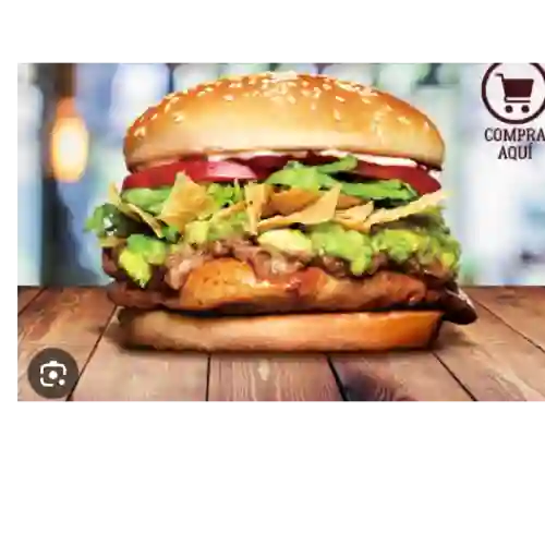 Hamburguesa Carne Pollo Super Especial