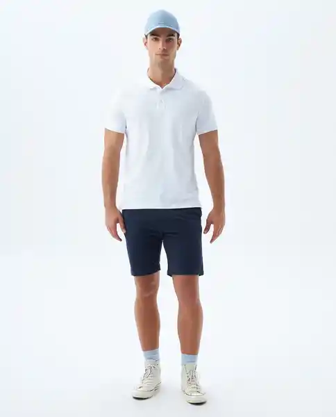 Camiseta Hombre Blanco Talla S 800G000_BLA110601 Americanino
