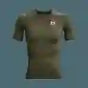Under Armour Camiseta Hg Armour Comp Ss Hombre Verde Talla SM