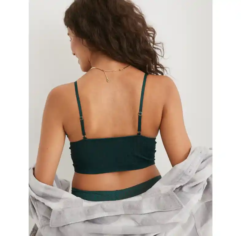 Bralette Verde Línea Larga Large American Eagle