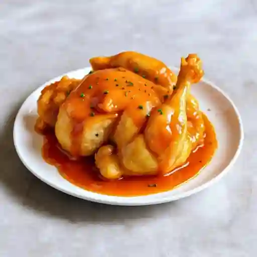 Agridulce, pollo entero salsa agridulce
