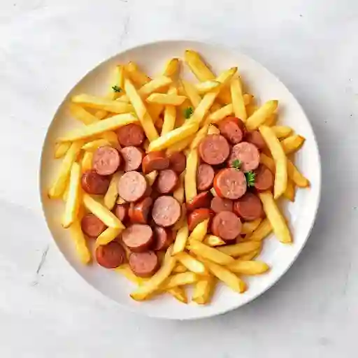 2 Salchipapas Sencillas