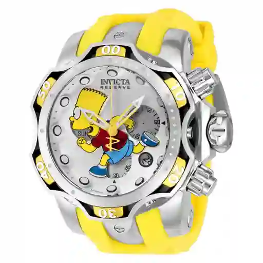 Reloj Simpsons Hombre Amarillo 39018 Invicta