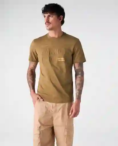 Camiseta Hombre Café Talla M 842G002_CAF180830 Americanino