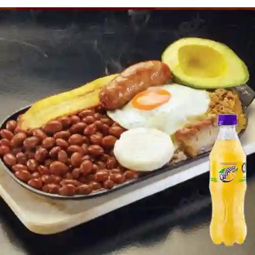 Combo Bandeja Paisa + Quatro Original 400ML