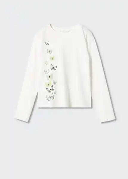 Camiseta Fly Offwhite Talla 14 Niñas Mango