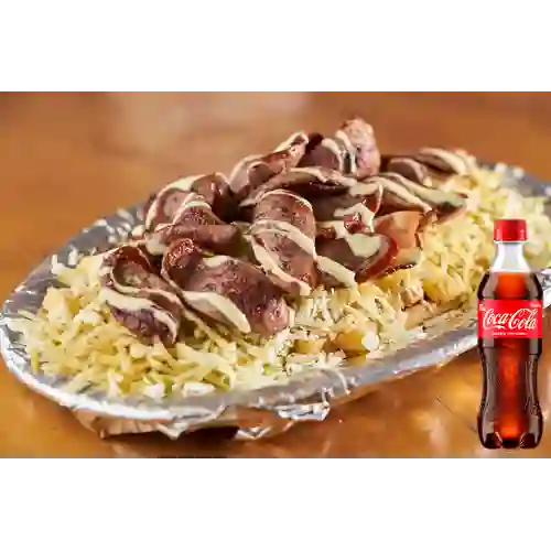 Combo Salchipapa Suiza + Coca Cola Original 400 ml