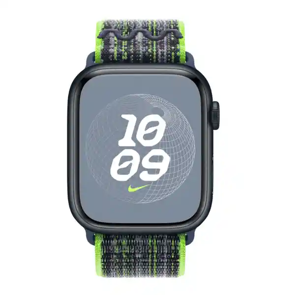 Apple Correa Loop Nike Sport Verde Brillante/Azul 45 mm