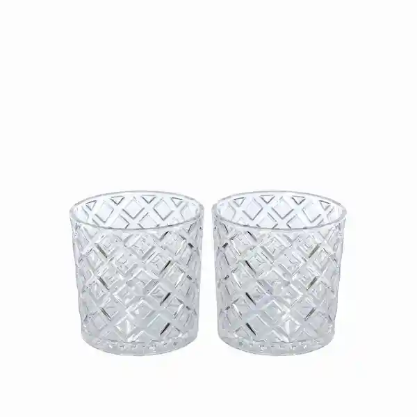 Set Vaso Luma Clear 400 mL Ambiente Gourmet