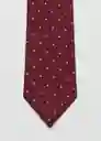 Corbata Dots8 Burdeos Talla 99 Hombre Mango