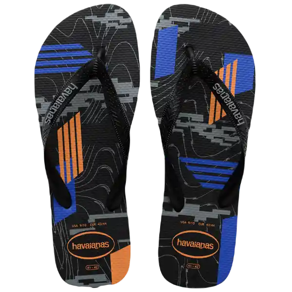 Sandalias Trend Negro/Negro/Acero Gris T. 44 4103358 Havaianas