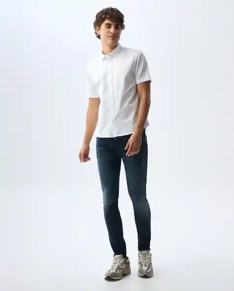 Camisa Hombre Blanco Talla M 811G000_BLA110601 Americanino