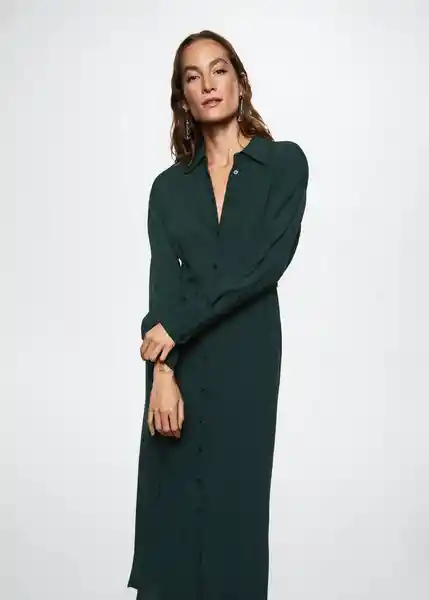 Vestido Sonia-A Botella Talla L Mujer Mango