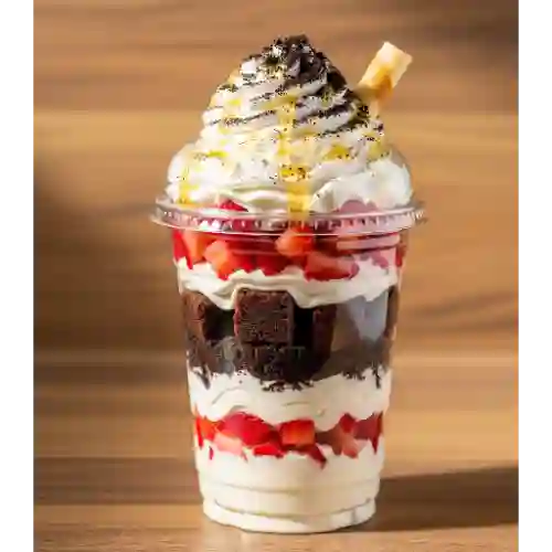 Fresas Al Cielo + Brownie 16 Onzas