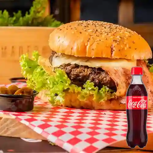 Combo Hamburguesa de Res +cocacola Orig