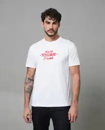 Camiseta Hombre Blanco L 103G003_BLA110601 Rifle