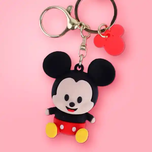 Llavero Mickey Mouse 3D Disney Colección 100 Smile Faces Miniso