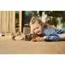 Set Construcción Huida Por el Río y T. Rex a la Caza Lego