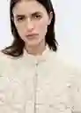 Chaqueta Puzzle Gris Talla XL Mujer Mango
