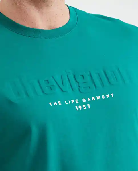 Camiseta Graphic Masculino Verde Perenne Ultraoscuro S Chevignon