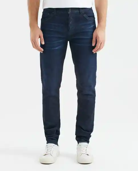 Jean Super Slim Fit Rider Masculino Azul 32 Chevignon