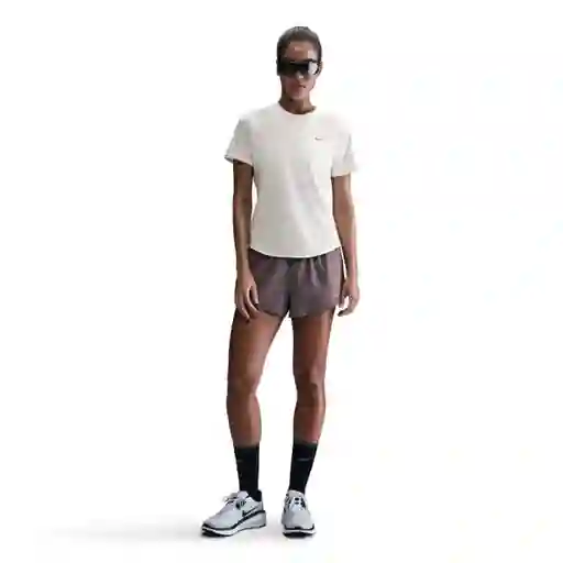 Nike Camiseta W Swift Df Top Manga Corta Mujer Gris Talla M