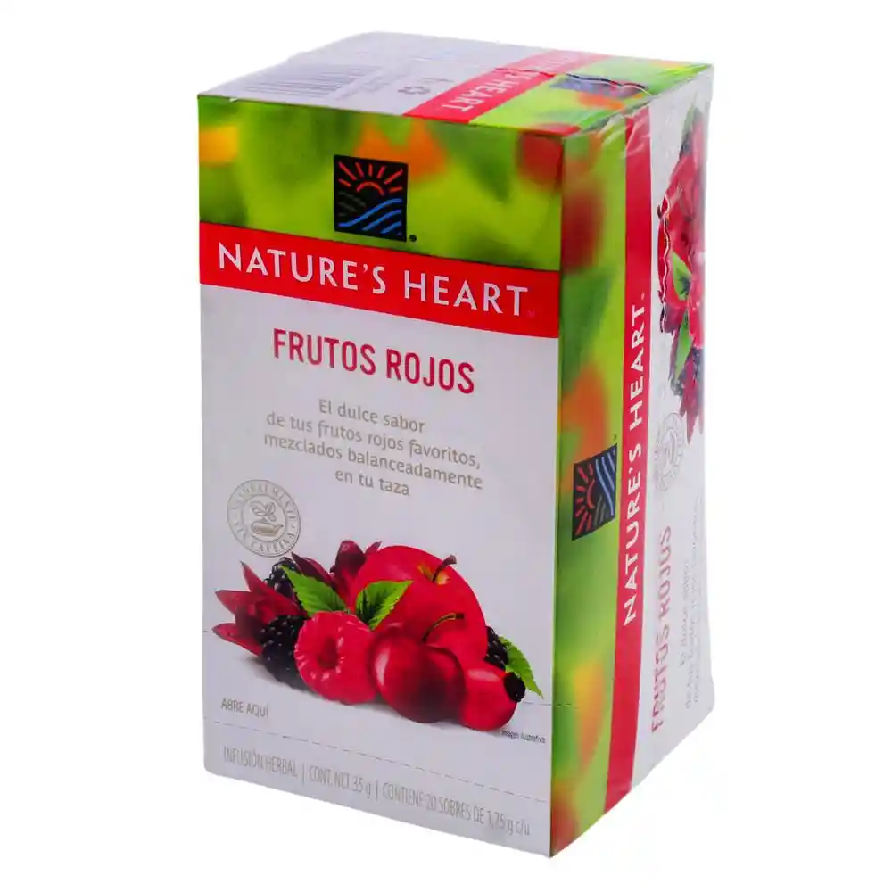 Natures Heart Infusión Herbal Frutos Rojos 35 g
