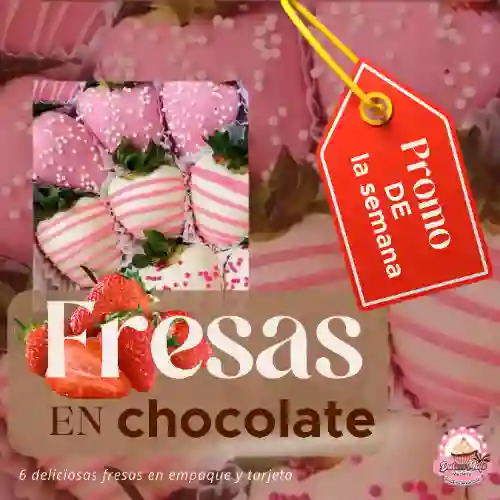 Fresas en Chocolate - Caja Regalo