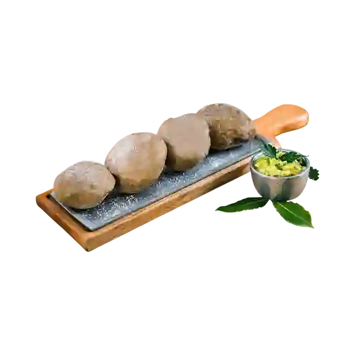 Papas Saladas (4 Unidades) con Guacamole