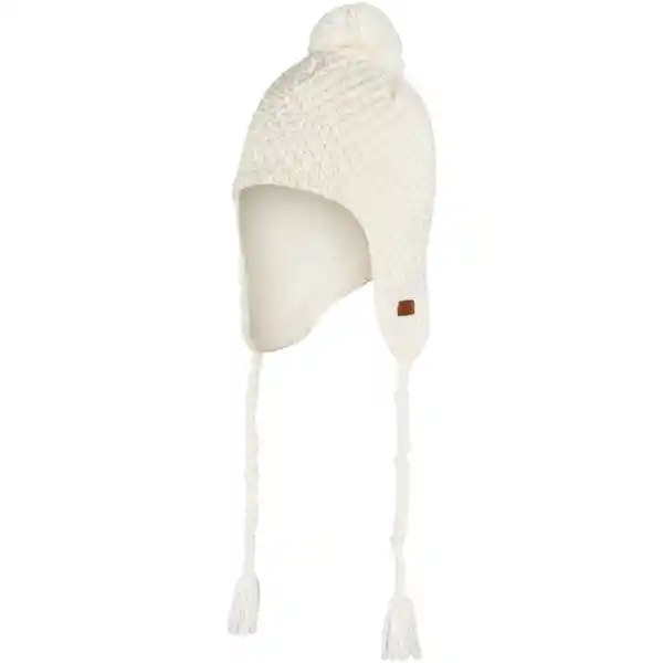 Wedze Gorro Peruano de Invierno Orejeras Adulto Esquí Snowboard Timeless Blanco