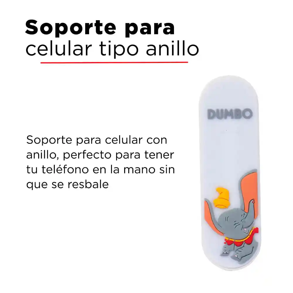 Soporte Para Celular Tipo Anillo Dumbo Disney Animals Collection