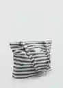 Bolso M Rebag3 Azul Talla 99 Mujer Mango