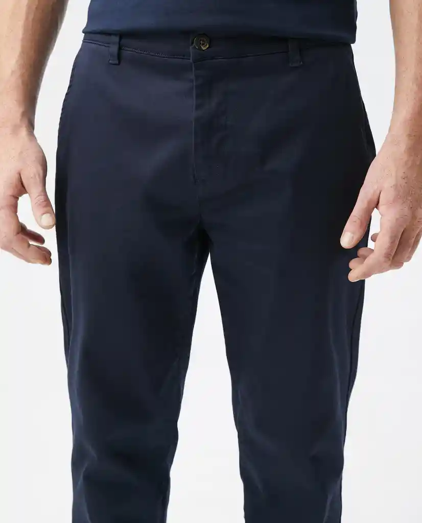 Pantalon Khakis Portland Azul Altamar Ultraoscuro Talla 36 Hombre Chevignon