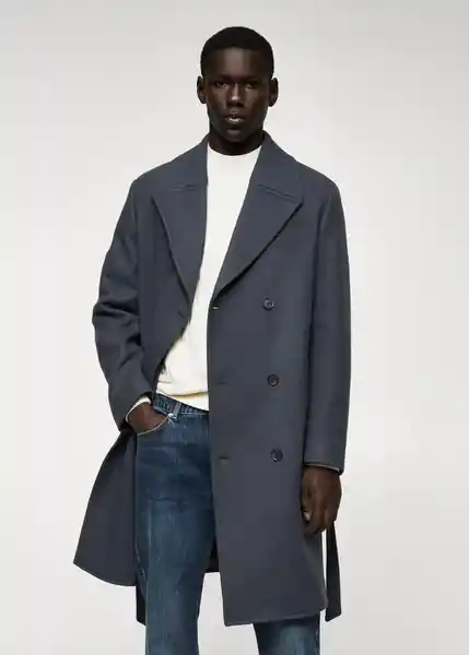 Abrigo Fisal-I Verde Pastel Talla XXL Hombre Mango