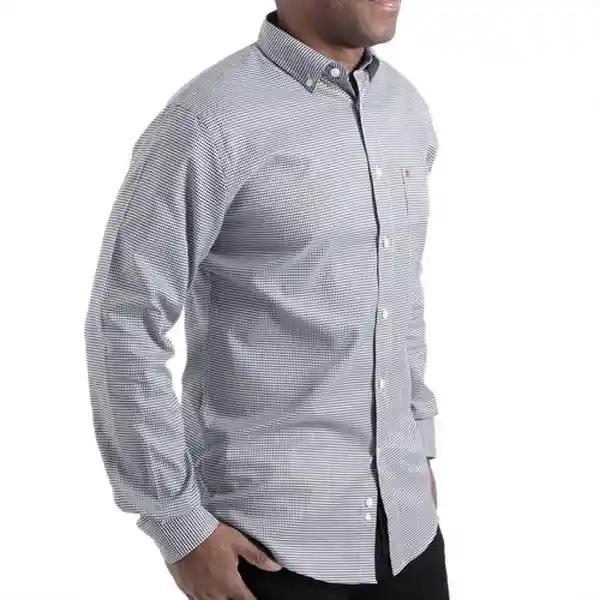 Izod Camisa de Manga Larga Para Hombre