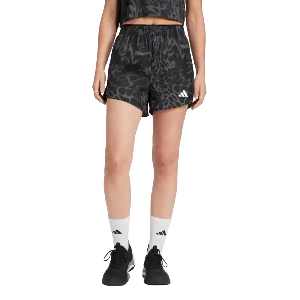 Adidas Pantaloneta we Min Aop Sh Entrenamiento Mujer Negro T M