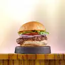 Hamburguesa de Pollo, Queso y Doble Tocino