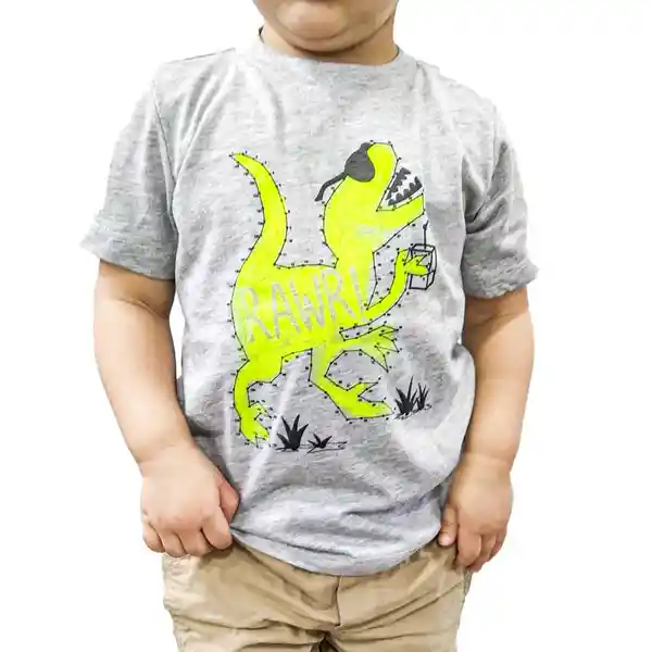 Siabatto Camiseta Gris Talla 24-36 Meses Ref 01411