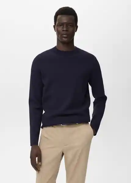 Jersey Luxus Navy Talla M Hombre Mango