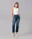 Jean Straight Mujer Azul Colonial Ultraoscuro T 6 47152 Rifle