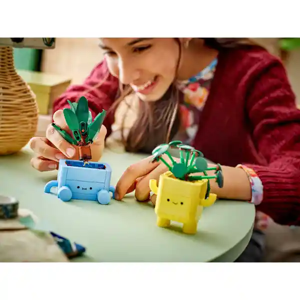 Set de Construcción Plantas Felices Lego