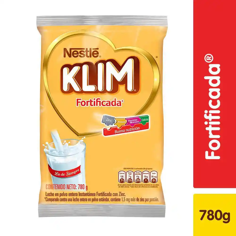 Klim Leche en Polvo Fortificada