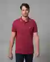 Camiseta Polo Hombre Rojo Talla L 190G010_ROJ191629 Rifle