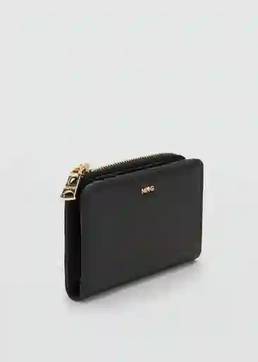Billetera P Martes2 Negro Talla 99 Mujer Mango