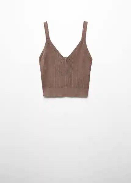 Top Choco Marrón Talla 19 Niñas Mango