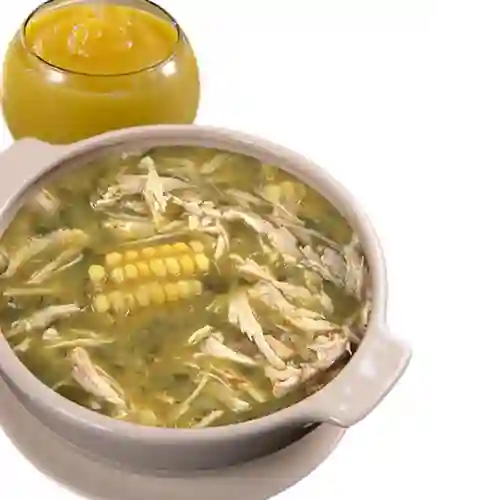 Ajiaco con Bebida